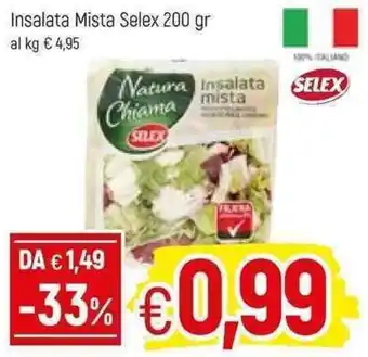 Famila Selex Natura Chiama Insalata Mista 200gr offerta