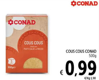 Spazio Conad COUS COUS CONAD 500g offerta