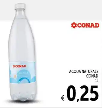 Spazio Conad ACQUA NATURALE CONAD 1L offerta