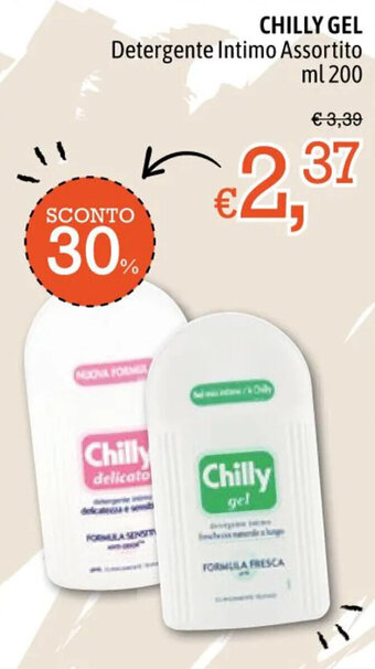 Famila CHILLY GEL Detergente Intimo Assortito ml 200 offerta