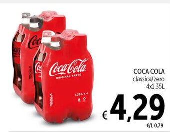 Spazio Conad COCA COLA classica/zero 4x1,35L offerta
