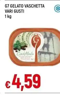 Famila G7 gelato - vaschetta vari gusti 1 kg offerta