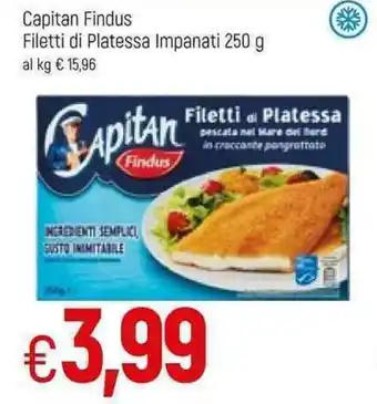 Famila Capitan Findus Filetti di Platessa Impanati 250g offerta