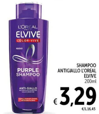 SHAMPOO ANTIGIALLO L'OREAL ELVIVE 200ml