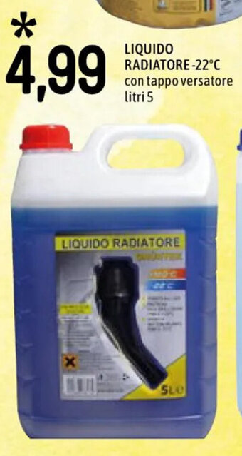 Famila LIQUIDO RADIATORE -22°C con tappo versatore litri 5 offerta