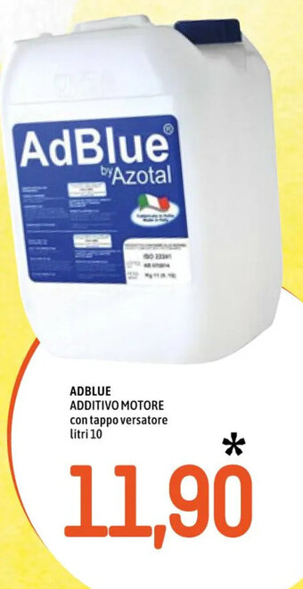 ADBLUE ADDITIVO MOTORE con tappo versatore litri 10