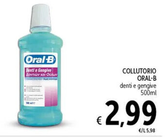 Spazio Conad COLLUTORIO ORAL-B denti e gengive 500ml offerta