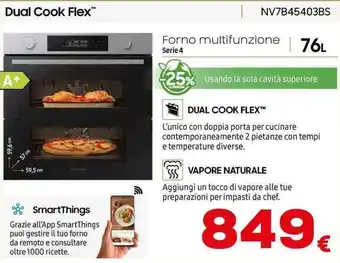 Euronics Dual Cook Flex™ Forno multifunzione 76L offerta
