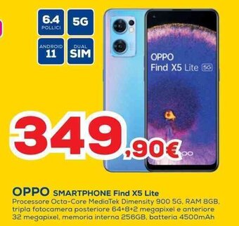 Euronics OPPO SMARTPHONE Find X5 Lite offerta