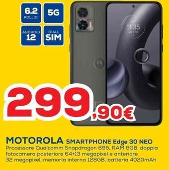 Euronics MOTOROLA SMARTPHONE Edge 30 NEO offerta