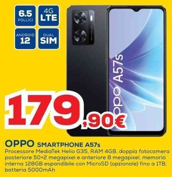 Euronics OPPO SMARTPHONE A57s offerta