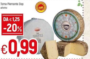 Famila Toma Piemonte Dop offerta