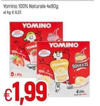 Famila Yomino 100% Naturale 4x80g offerta