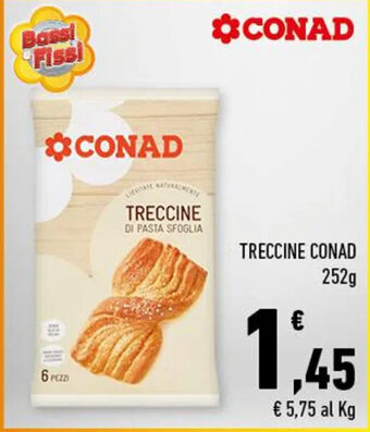 Conad TRECCINE CONAD 252g offerta