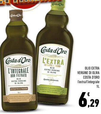 Conad OLIO EXTRA VERGINE DI OLIVA COSTA D'ORO 1L offerta