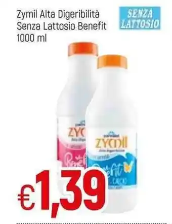 Famila Parmalat Zymil Benefit Alta Digeribilità Senza Lattosio Latte 1000ml offerta