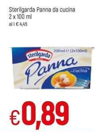 Famila Sterilgarda Panna da cucina 2x100ml offerta