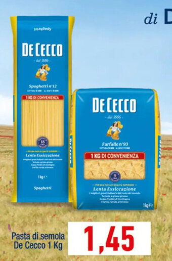 Conad Pasta di semola De Cecco 500 g offerta
