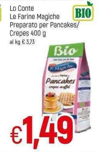 Lo Conte Le Farine Magiche Preparato per Pancakes/Crepes 400g