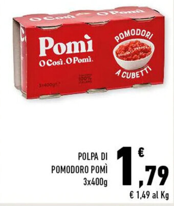 Conad POLPA DI POMODORO POMI 3x400g offerta
