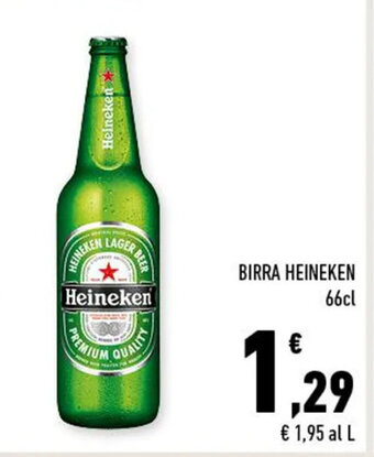 Conad BIRRA HEINEKEN 66cl offerta