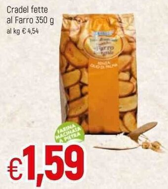 Famila Cradel fette al Farro 350g offerta