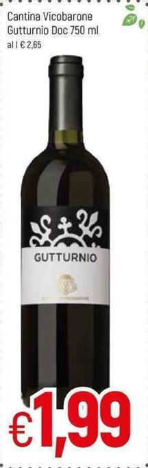 Famila Cantina Vicobarone Guttornio Doc 750ml offerta
