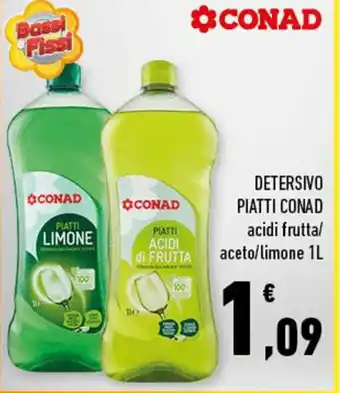 Conad DETERSIVO PIATTI CONAD 1 l offerta