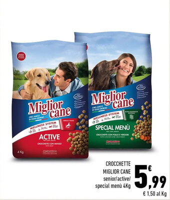 Conad CROCCHETTE MIGLIOR CANE 4 kg offerta
