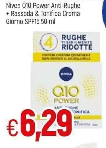 Famila Nivea Q10 Power Anti-Rughe+Rassoda & Tonifica Crema Giorno SPF15 50 ml offerta