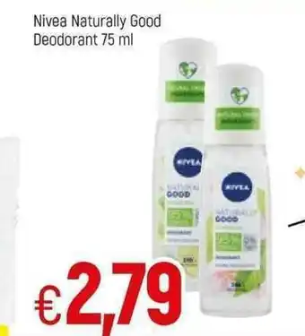 Famila Nivea Naturally Good Deodorant 75 ml offerta