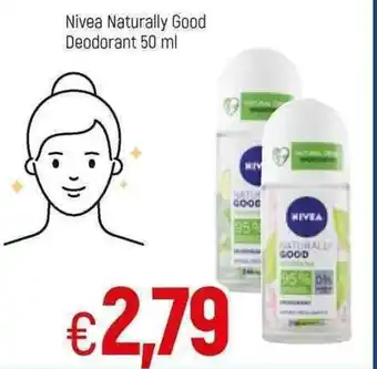 Famila Nivea Naturally Good Deodorant 50 ml offerta