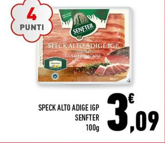 Conad SPECK ALTO ADIGE IGP SENFTER 100g offerta