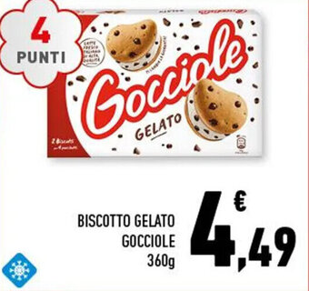 Conad BISCOTTO GELATO GOCCIOLE 360g offerta