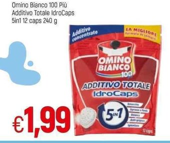 Famila Omino Bianco 100 Più Additivo Totale IdroCaps 5in1 12 caps 240 g offerta