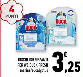 Conad DISCHI IGIENIZZANTI PER WC DUCK FRESH offerta