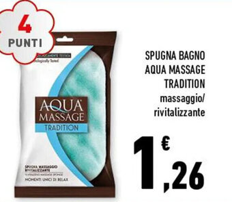SPUGNA BAGNO AQUA MASSAGE TRADITION