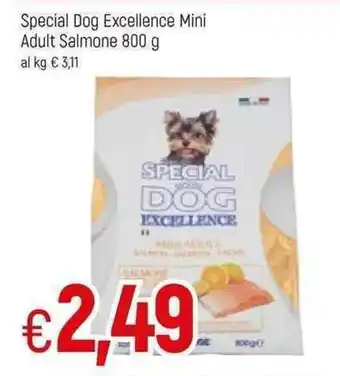 Famila Special Dog Excellence Mini Adult Salmone 800 g offerta
