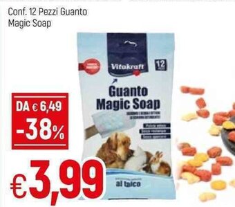 Famila Vitakraft cONF.12 Pezzi Guanto Magic Soap offerta