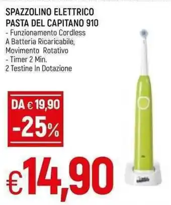 Famila Spazzolino Electrico Pasta Del Capitano 910 offerta