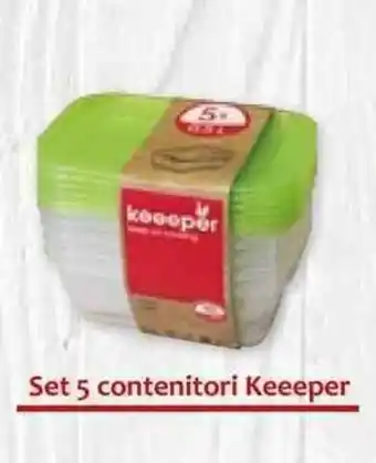 Famila Set 5 contenitori Keeeper offerta