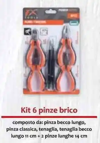 Kit 6 pinze brico
