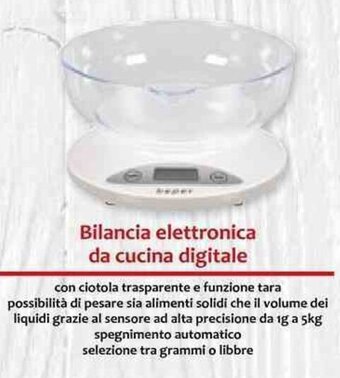 Famila Bilancia elettronica da cucina digitale offerta