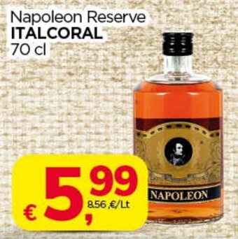 Napoleon Reserve ITALCORAL 70 cl