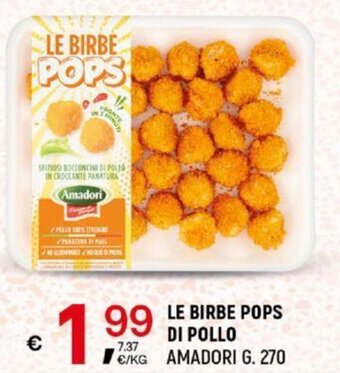 A&O LE BIRBE POPS DI POLLO AMADORI G. 270 offerta