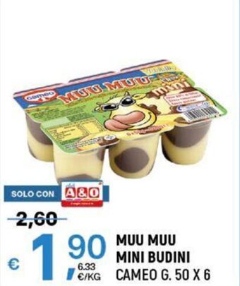 A&O MUU MUU MINI BUDINI CAMEO G. 50 X 6 offerta