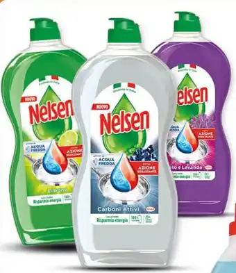 Spazio Conad DETERSIVO PIATTI NELSEN vari tipi 850ml MAX 12 PEZZI ASS. offerta