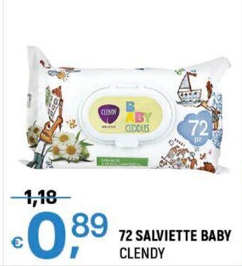 A&O 72 SALVIETTE BABY CLENDY offerta