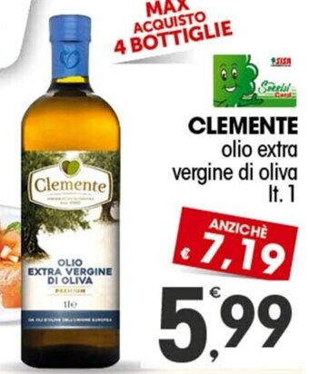 Quick Sisa CLEMENTE olio extra vergine di oliva It. 1 offerta