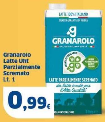 Sigma Granarolo Latte Uht Parzialmente Scremato Lt. 1 offerta